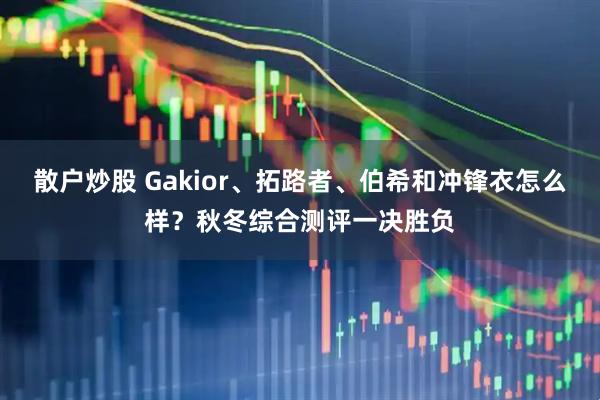 散户炒股 Gakior、拓路者、伯希和冲锋衣怎么样？秋冬综合测评一决胜负